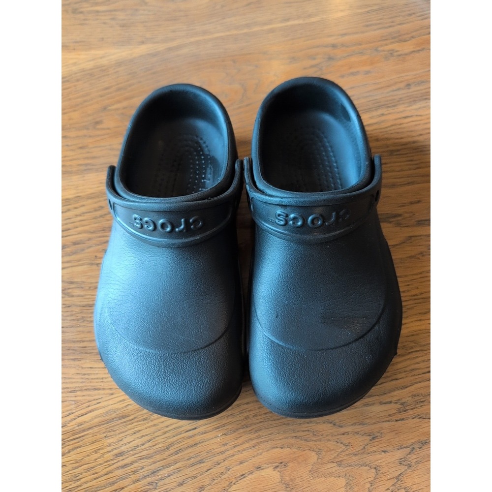 Crocs Classic Clog - BBlack - Men 5 Women 7 Comfort GUC
